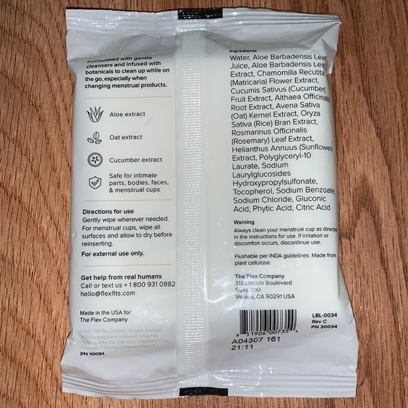 Biodegradable flushable Wipes - Picture 2 of 3
